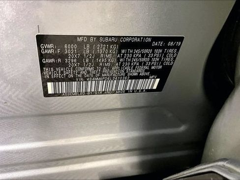 Used 2020 Subaru Ascent Limited w/ Technology Package AWD/4WD image 17