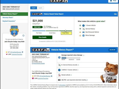 Used 2023 GMC Terrain SLT image 11