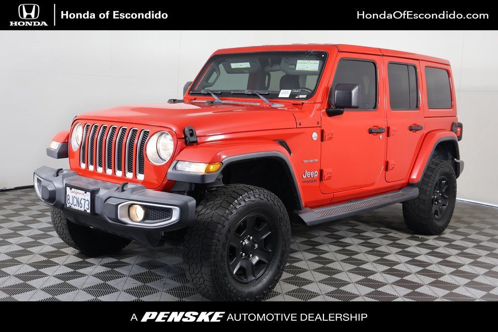 Used 2020 Jeep Wrangler Unlimited Sahara AWD/4WD image 1