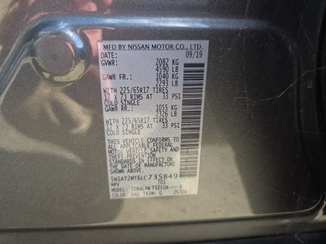 Used 2020 Nissan Rogue S FWD image 33