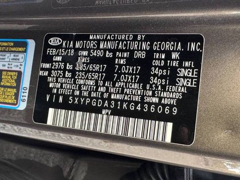Used 2019 Kia Sorento AWD w/ LX Convenience Package image 30