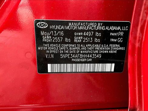 Used 2017 Hyundai Sonata Sport w/ Value Edition Package 02 image 30