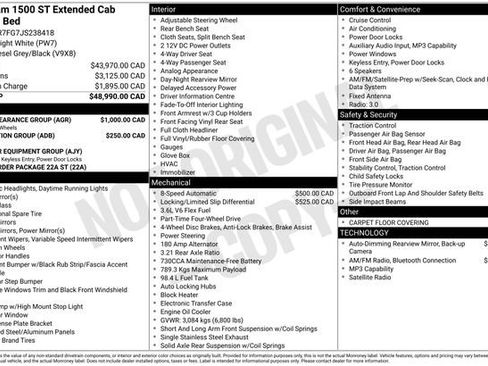 Used 2018 RAM 1500 ST w/ SXT Appearance Group image 13