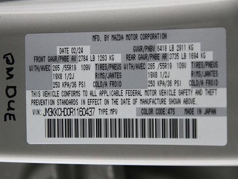 Certified 2024 MAZDA CX-90 3.3 Turbo w/ Preferred Plus image 23