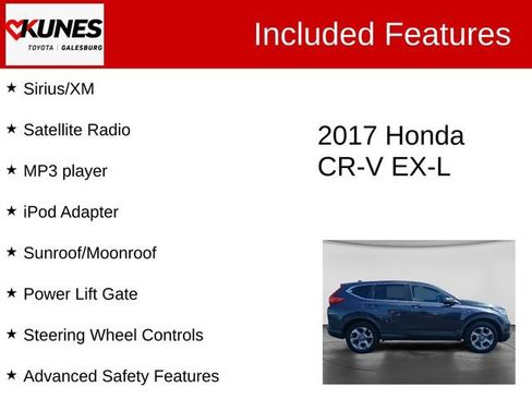 Used 2017 Honda CR-V EX-L image 3
