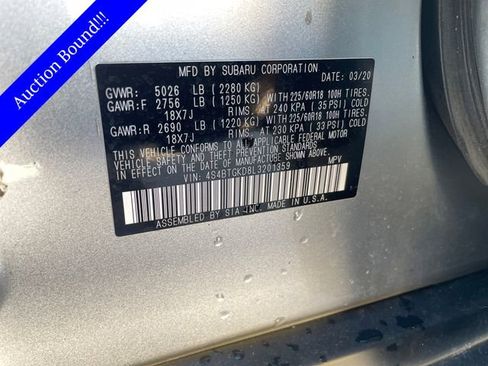 Used 2020 Subaru Outback Onyx Edition XT w/ Popular Package #2 image 30