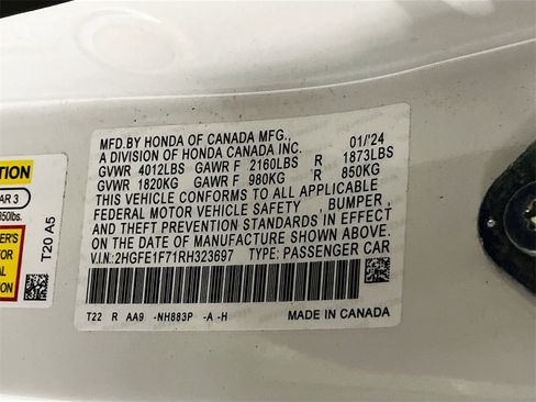 Used 2024 Honda Civic EX image 28