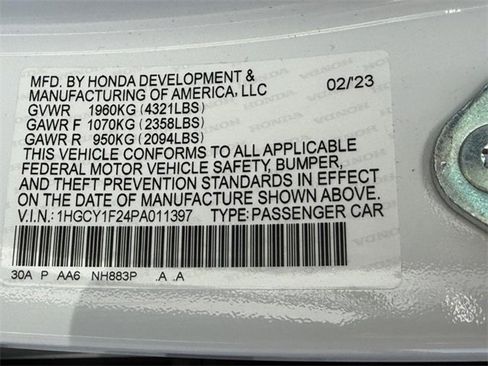 Used 2023 Honda Accord LX image 24