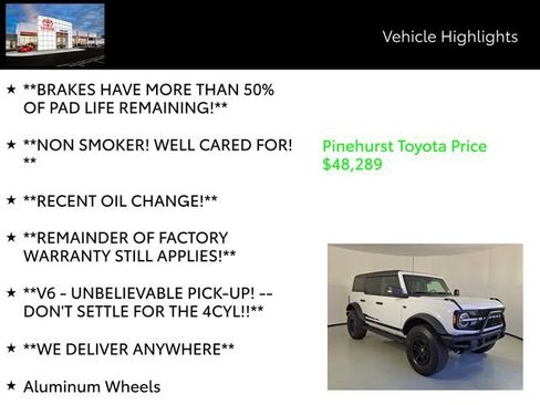 Used 2023 Ford Bronco Wildtrak image 19