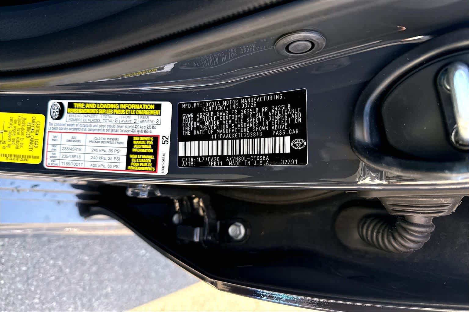 Certified 2026 Toyota Camry SE FWD image 34