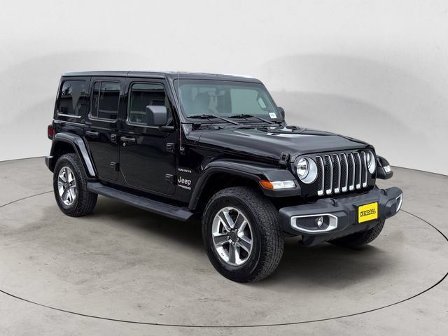 Used 2021 Jeep Wrangler Unlimited Sahara w/ Uconnect 4C Nav & Sound Group AWD/4WD image 7