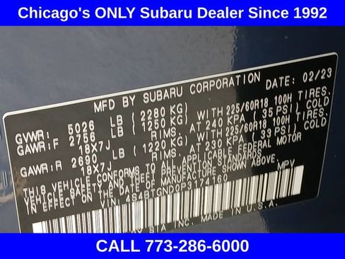 Used 2023 Subaru Outback Limited XT image 20