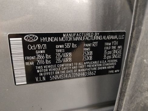 Used 2022 Hyundai Santa Fe SE FWD image 33