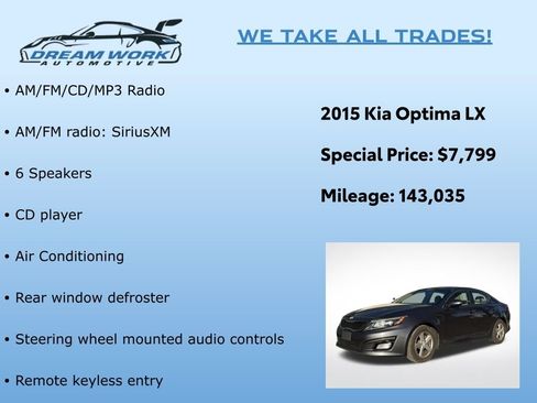 Used 2015 Kia Optima LX image 2