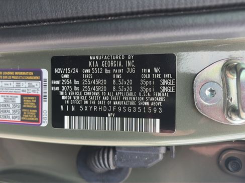 Used 2025 Kia Sorento X-Line EX AWD/4WD image 27