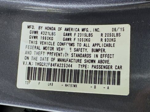 Used 2015 Honda Accord EX-L image 36