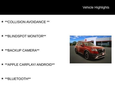 Used 2025 Nissan Pathfinder Rock Creek AWD/4WD image 3