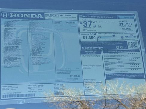 New 2026 Honda CR-V Sport-L image 27