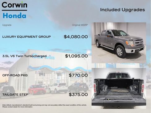 Used 2013 Ford F150 XLT w/ Luxury Equipment Group AWD/4WD image 4
