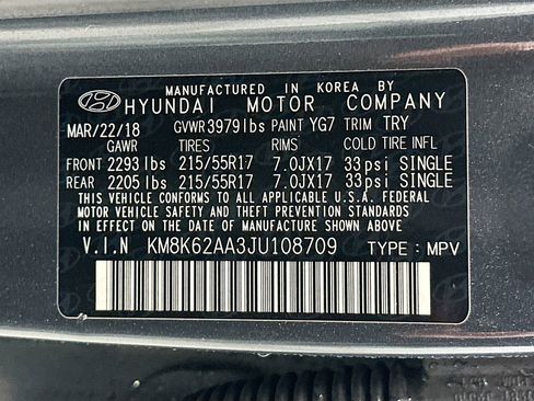 Used 2018 Hyundai Kona SEL w/ SEL Tech Package 02 image 33