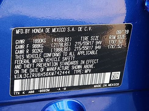 Used 2019 Honda HR-V EX image 26