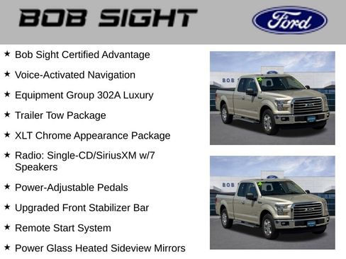 Used 2017 Ford F150 XLT w/ Equipment Group 302A Luxury RWD image 3