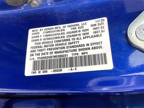 Used 2021 Honda CR-V EX-L image 33