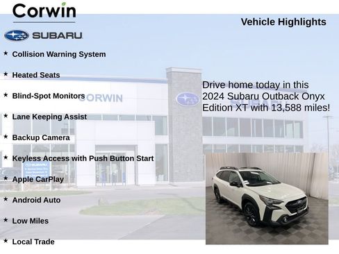 Used 2024 Subaru Outback Onyx Edition XT image 6