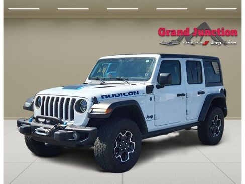 Used 2023 Jeep Wrangler Unlimited Rubicon 4xe w/ Steel Bumper Group AWD/4WD image 2