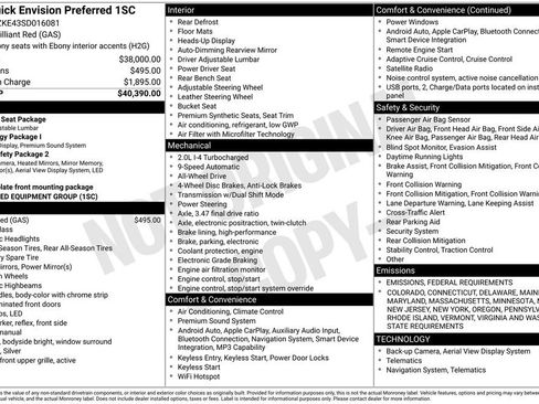 New 2025 Buick Envision Preferred image 25