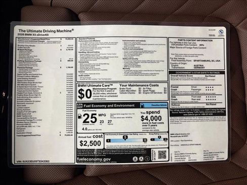 Used 2026 BMW X5 xDrive40i w/ M Sport Package AWD/4WD image 18
