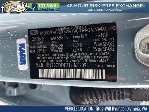 New 2026 Hyundai Santa Cruz SEL AWD/4WD image 71