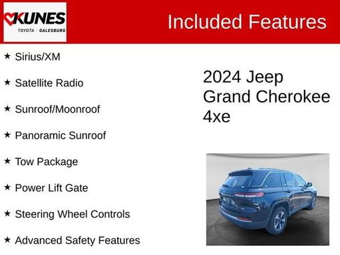 Used 2024 Jeep Grand Cherokee Limited 4xe AWD/4WD image 3