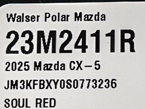 Certified 2025 MAZDA CX-5 Signature AWD/4WD image 32
