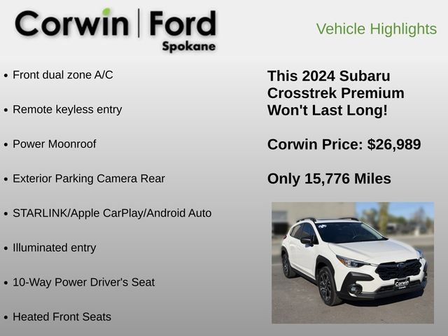 Used 2024 Subaru Crosstrek 2.0i Premium AWD/4WD image 6