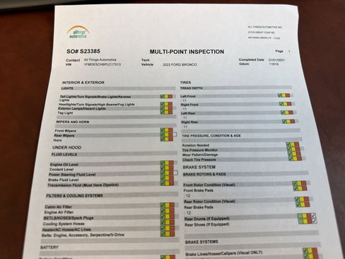 Used 2023 Ford Bronco Big Bend w/ Sasquatch Package image 37