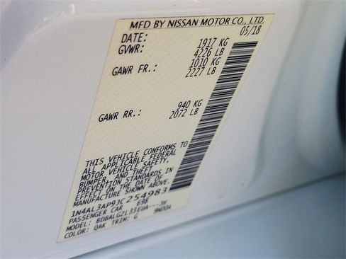 Used 2018 Nissan Altima 2.5 S w/ S Convenience Package image 29