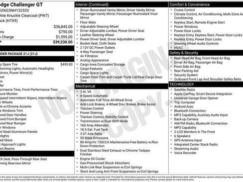 Used 2022 Dodge Challenger GT AWD/4WD image 2