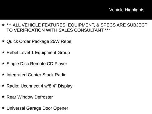 Used 2019 RAM 1500 Rebel w/ Rebel Level 1 Equipment Group image 5