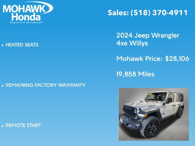 Used 2024 Jeep Wrangler Unlimited AWD/4WD image 14