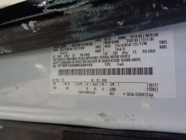 Used 2021 Ford Transit 250 148 High Roof RWD image 27