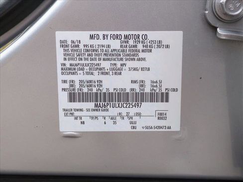 Used 2018 Ford EcoSport SE w/ SE Convenience Package image 22