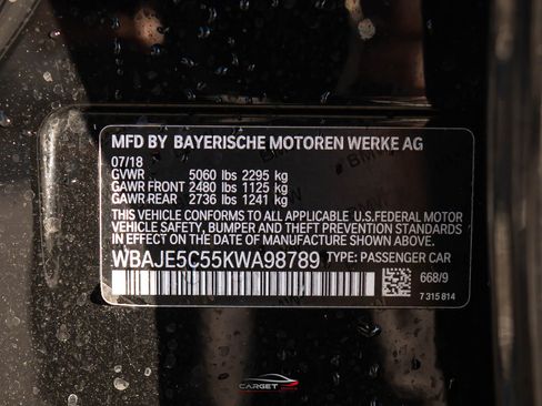 Used 2019 BMW 540i image 49