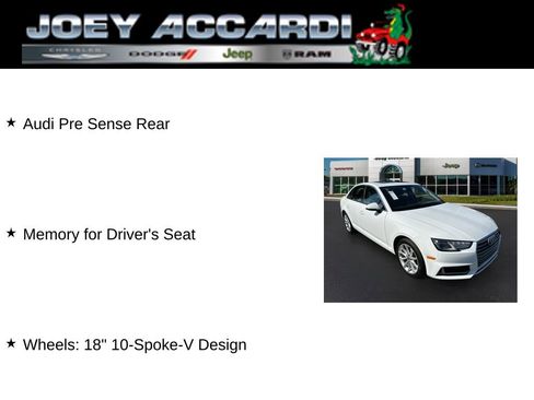 Used 2019 Audi A4 2.0T Premium w/ Convenience Package image 12