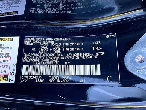 Certified 2024 Toyota Land Cruiser 1958 AWD/4WD image 33
