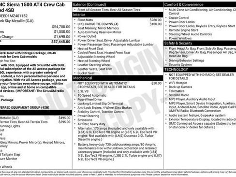 Used 2021 GMC Sierra 1500 AT4 AWD/4WD image 15