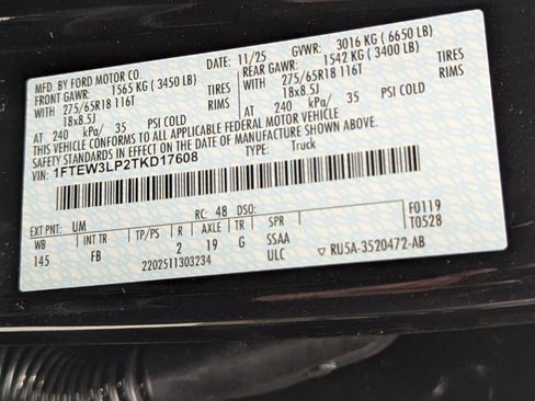 New 2026 Ford F150 XLT w/ Equipment Group 302A MID image 17