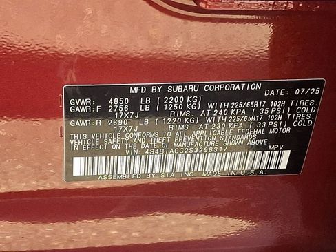 Used 2025 Subaru Outback Premium image 26