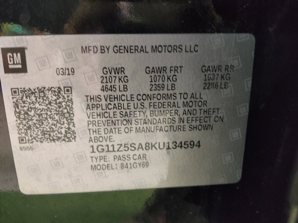 Used 2019 Chevrolet Impala LT FWD image 33