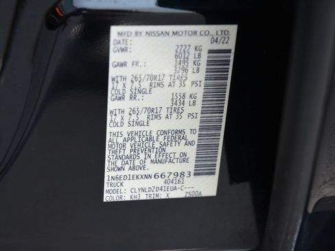 Used 2022 Nissan Frontier PRO-4X AWD/4WD image 38